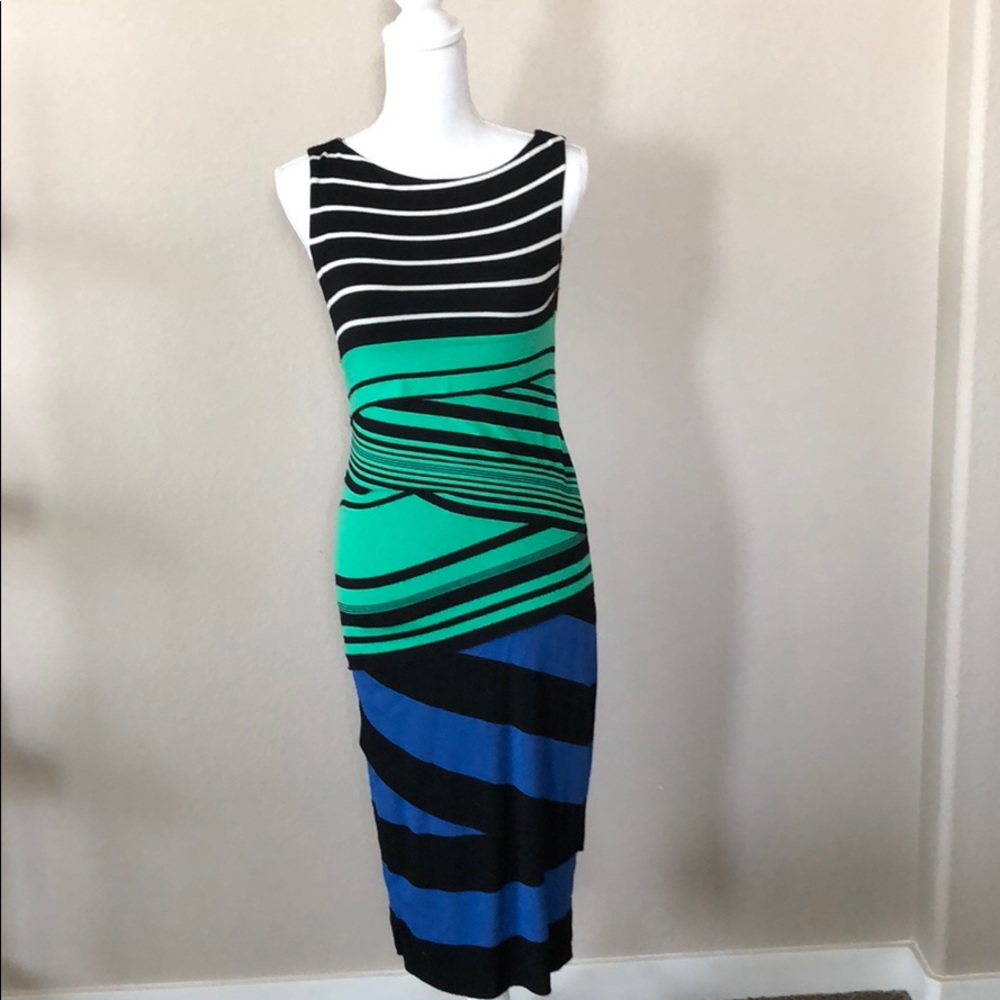WOMENS Bailey 44 Striped Column Dress